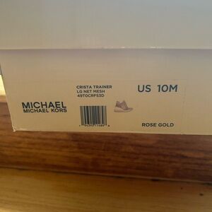 Michael Kors Rose Gold Crista Trainers